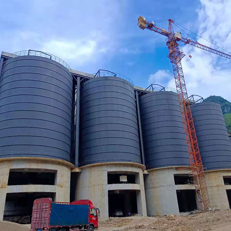 济南骨料钢板仓建造施工周期从规划到竣工的每一步